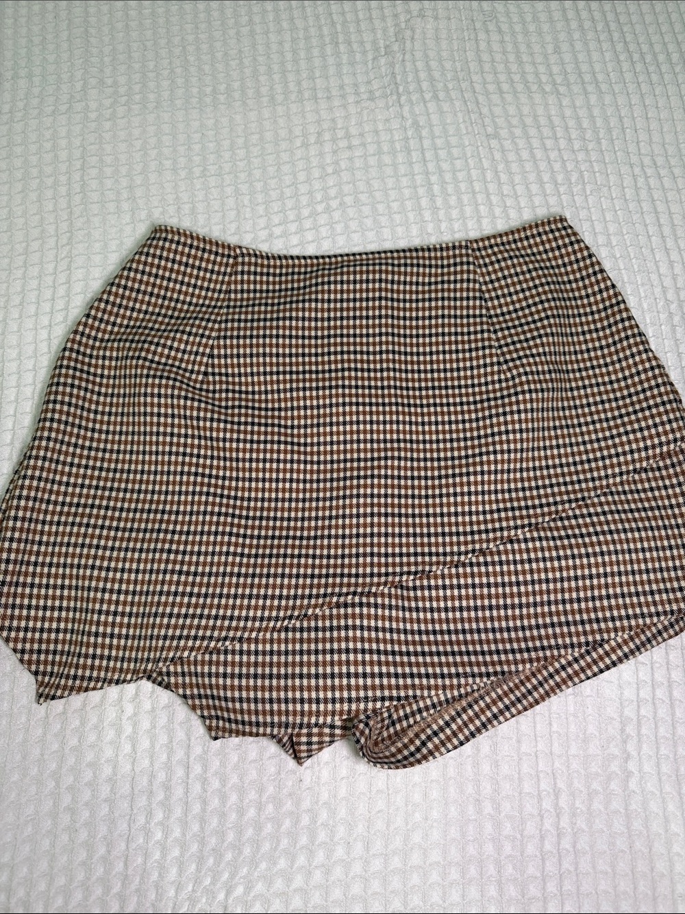 Checked Mini skort lulus size M